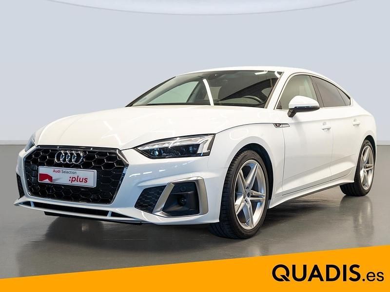 Usado Audi A5 S-Line 163 CV (119 kW) 2020 Blanco Coupe