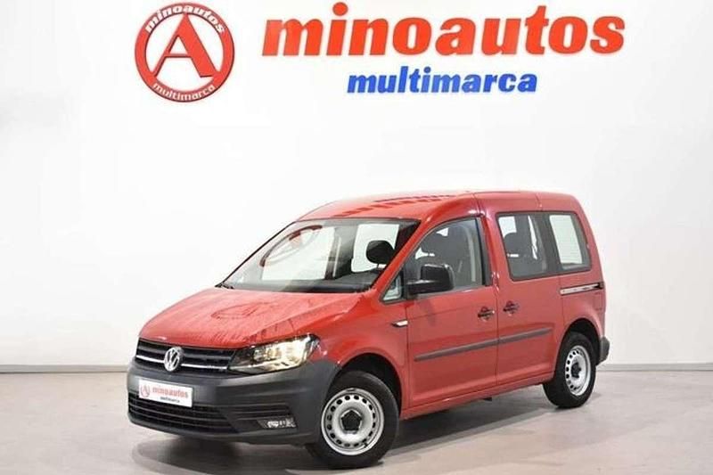 Usado VW Caddy Edition 102 CV (75 kW) 2020 Rojo Monovolumen