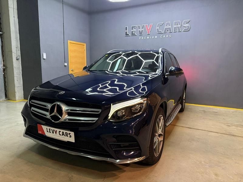 Azul Usado 2018 Mercedes GLC250 SUV | 23.900 € (Precio justo) - Imagen 1/4