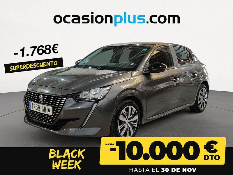 Gris Usado 2023 Peugeot 208 Active Utilitario | 12.190 € (Precio justo) - Imagen 1/4