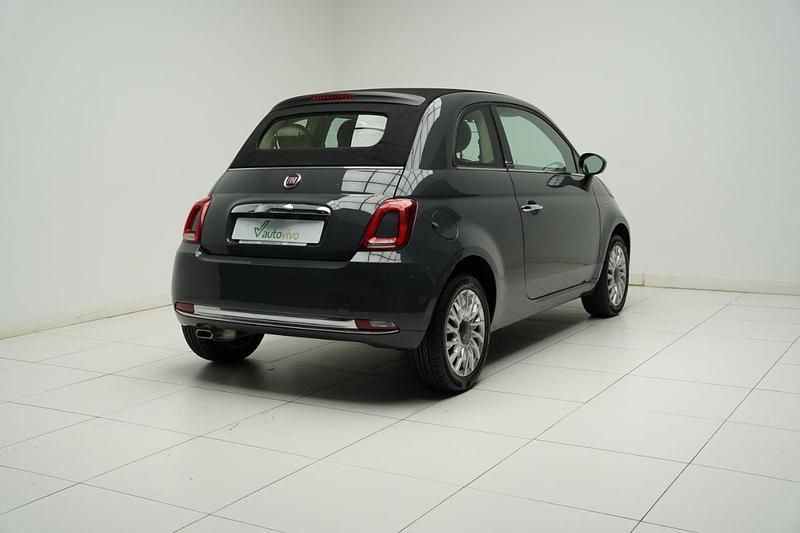 Usado Fiat 500 Lounge 69 CV (50 kW) 2019 Gris Descapotable