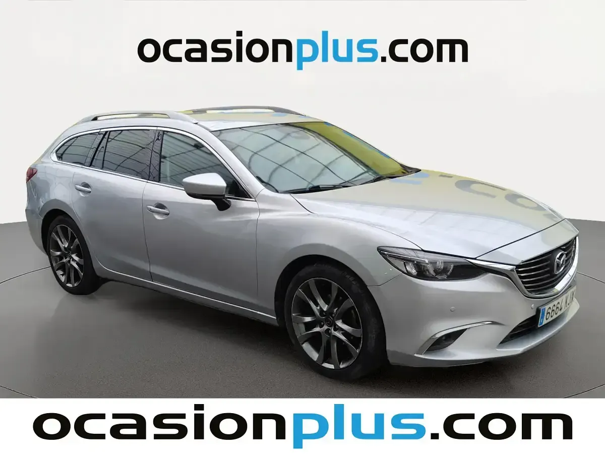 Usado Mazda 6 Luxury 150 CV (110 kW) 2018 Gris Familiar