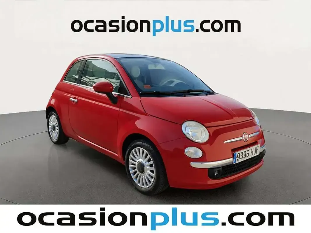 Usado Fiat 500 Lounge 69 CV (50 kW) 2012 Rojo Utilitario