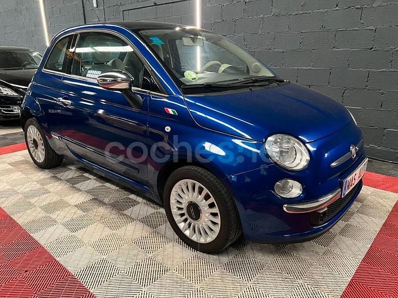 Azul Usado 2010 Fiat 500 Pop Berlina | 5490 € (Precio justo) - Imagen 1/4