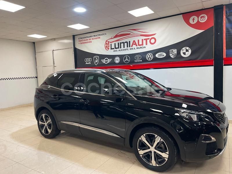 Usado Peugeot 3008 GT-line 130 CV (95 kW) 2019 Negro SUV