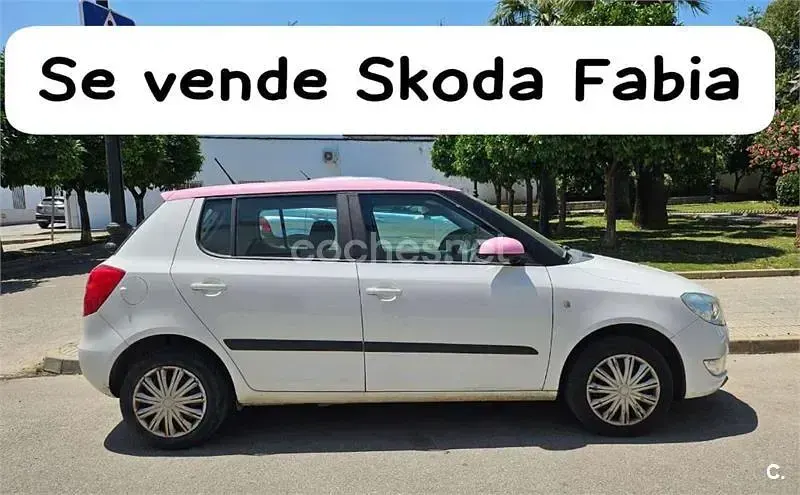 Usado Skoda Fabia 60 CV (44 kW) 2012 Blanco Berlina