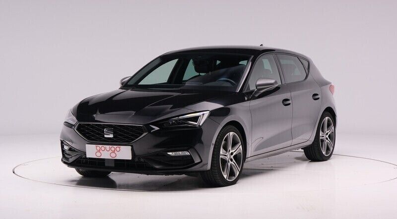 Negro Usado 2021 Seat Leon FR Berlina | 20.900 € (Precio justo) - Imagen 1/4