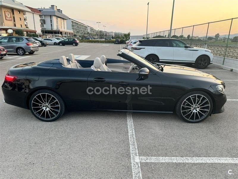 Usado Mercedes E220 194 CV (142 kW) 2020 Negro Descapotable