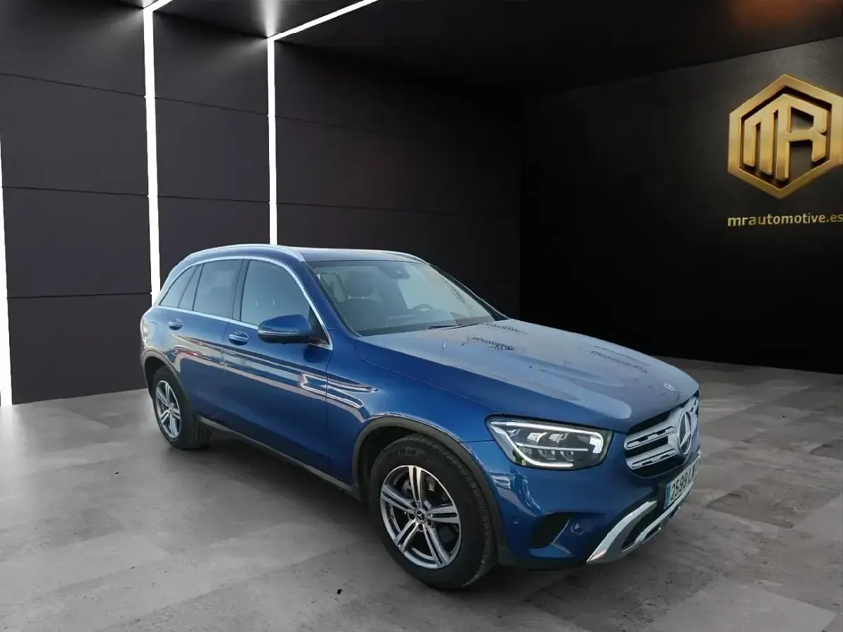Usado Mercedes GLC220 194 CV (142 kW) 2022 Azul metalizado SUV
