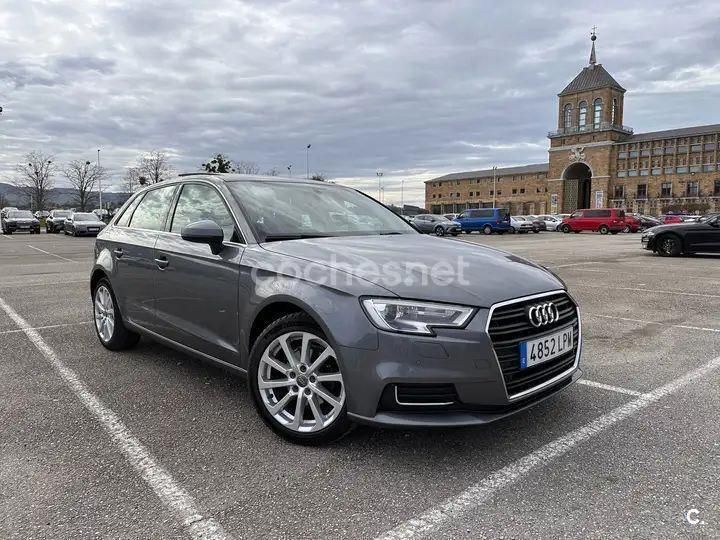 Gris / plata Usado 2017 Audi A3 Sportback Sport Berlina | 12.200 € (Precio justo) - Imagen 1/4