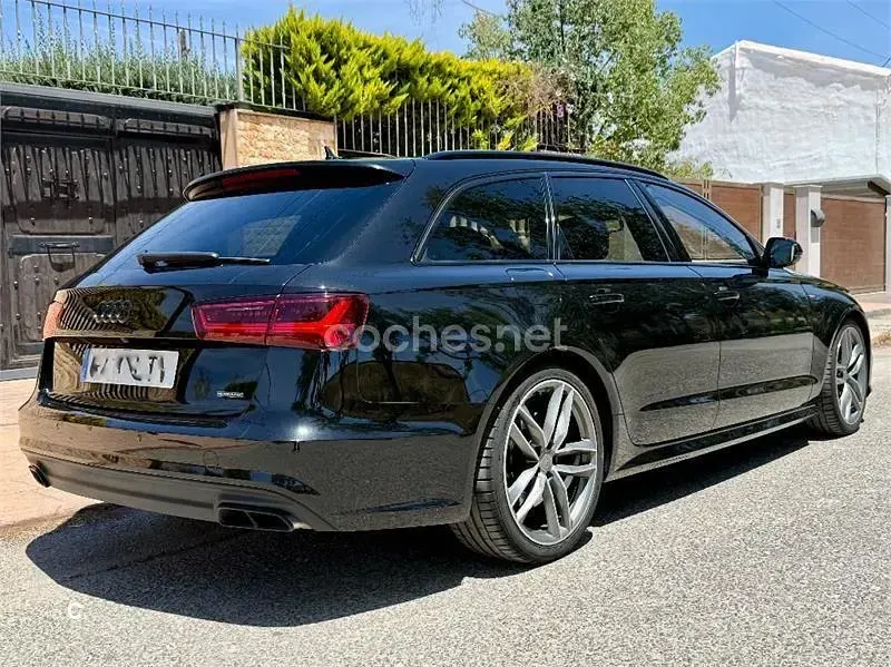 Usado Audi A6 S-Line 218 CV (160 kW) 2017 Negro Familiar