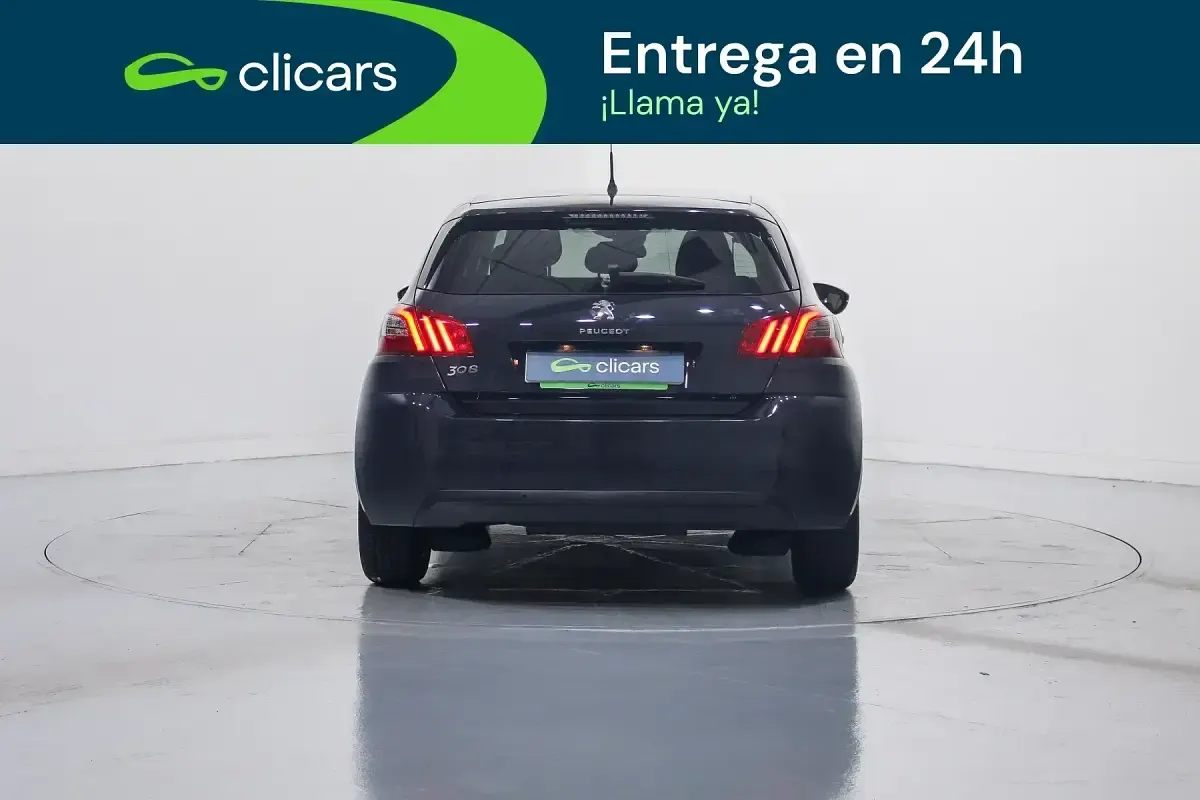 Usado Peugeot 308 Style 130 CV (95 kW) 2018 Azul Berlina