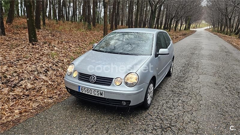 Usado VW Polo Conceptline 65 CV (47 kW) 2004 Gris / plata Utilitario