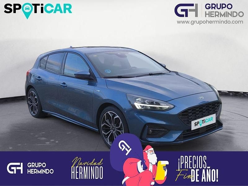 Azul Usado 2020 Ford Focus ST-Line Berlina | 16.850 € (Precio justo) - Imagen 1/4