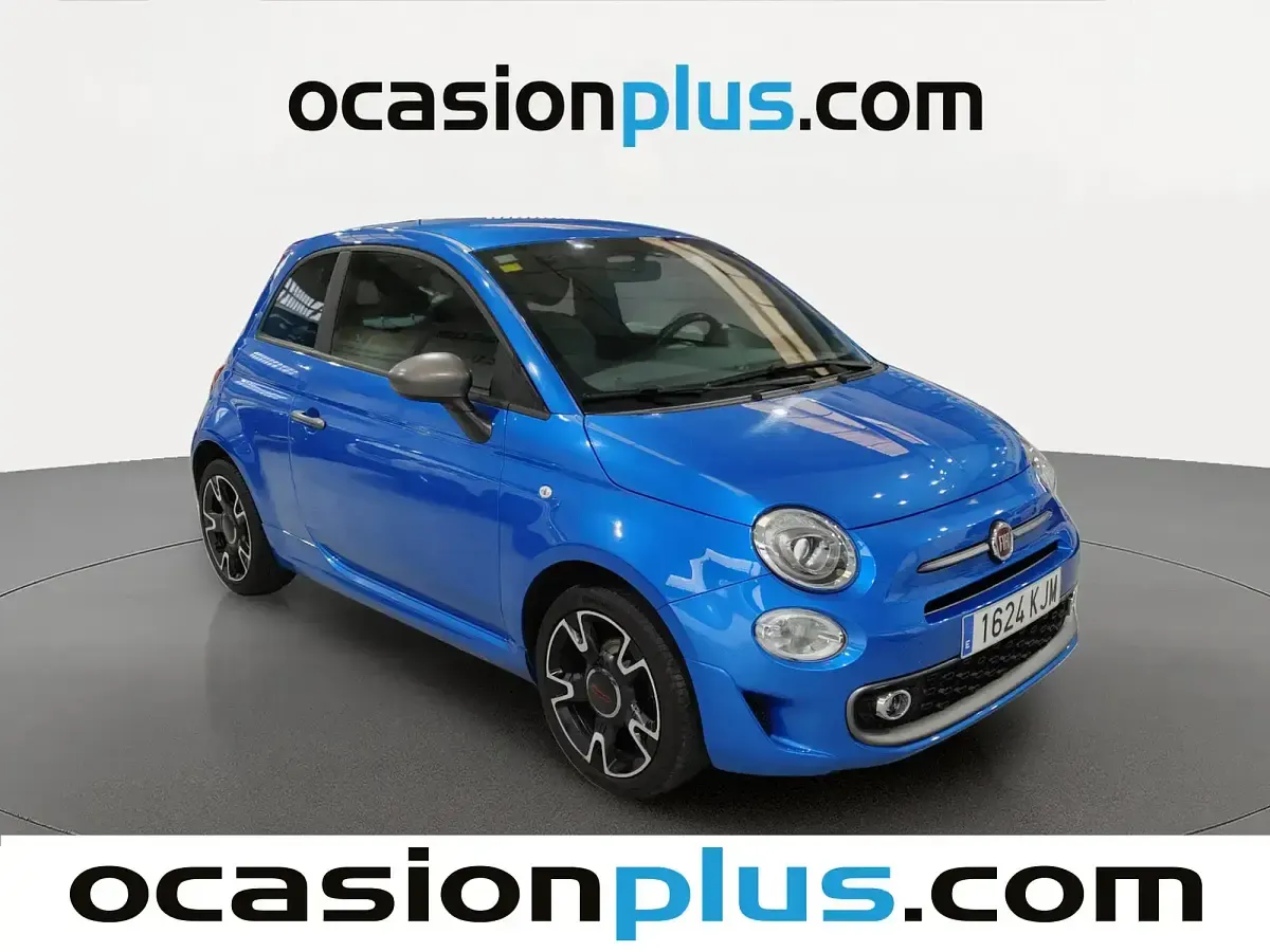 Usado Fiat 500 S 69 CV (50 kW) 2018 Azul Utilitario