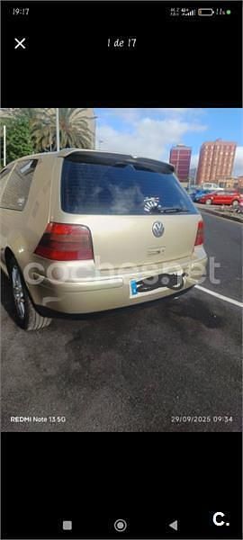 Beige Usado 2003 VW Golf IV Highline Berlina | 3000 € (Buen precio) - Imagen 1/4