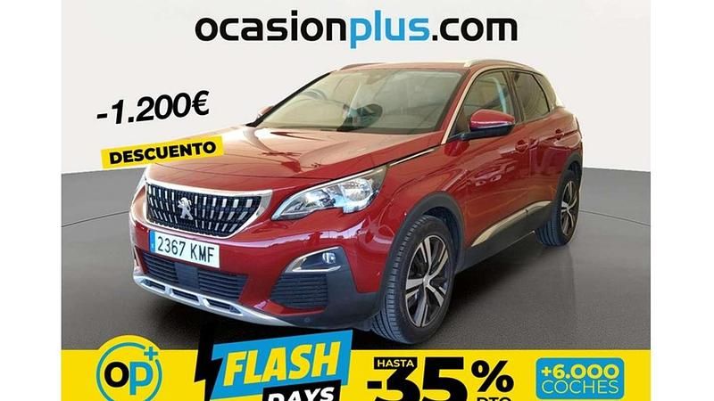 Usado Peugeot 3008 Allure 131 CV (96 kW) 2018 Rojo SUV