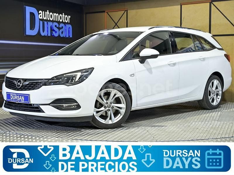 Blanco Usado 2020 Opel Astra Dynamic Familiar | 12.890 € (Precio justo) - Imagen 1/4