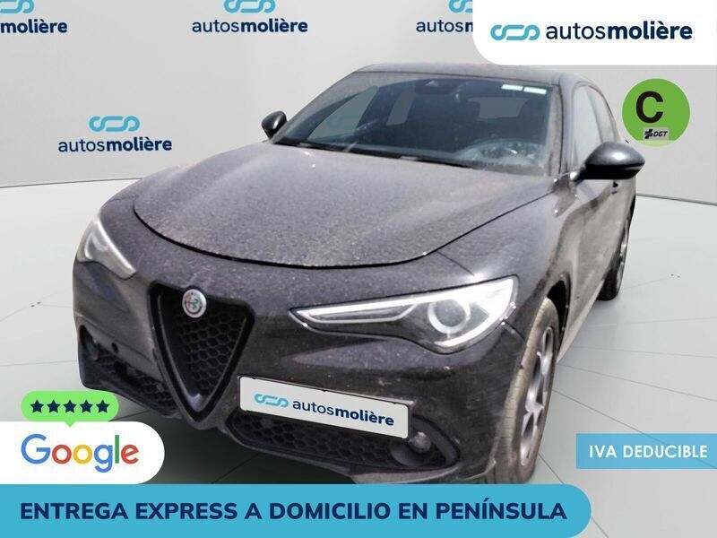 Negro Usado 2022 Alfa Romeo Stelvio Sprint SUV | 28.890 € (Super precio) - Imagen 1/4