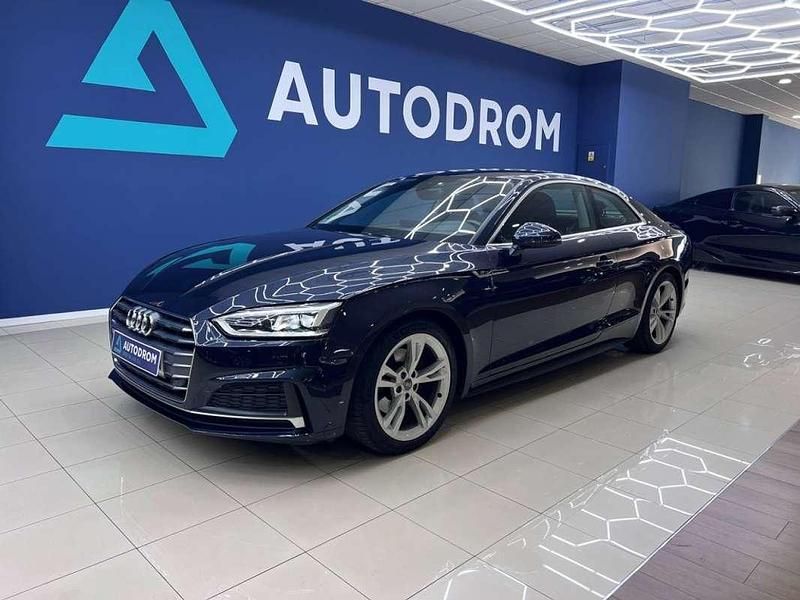 Azul Usado 2017 Audi A5 S-Line Coupe | 25.990 € (Precio justo) - Imagen 1/4