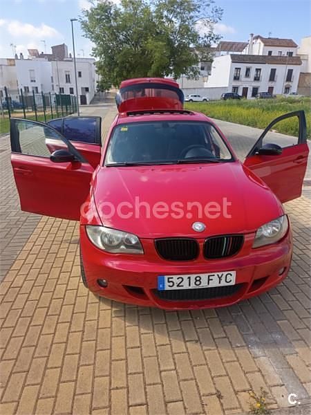 Usado BMW 118 122 CV (89 kW) 2007 Rojo Utilitario