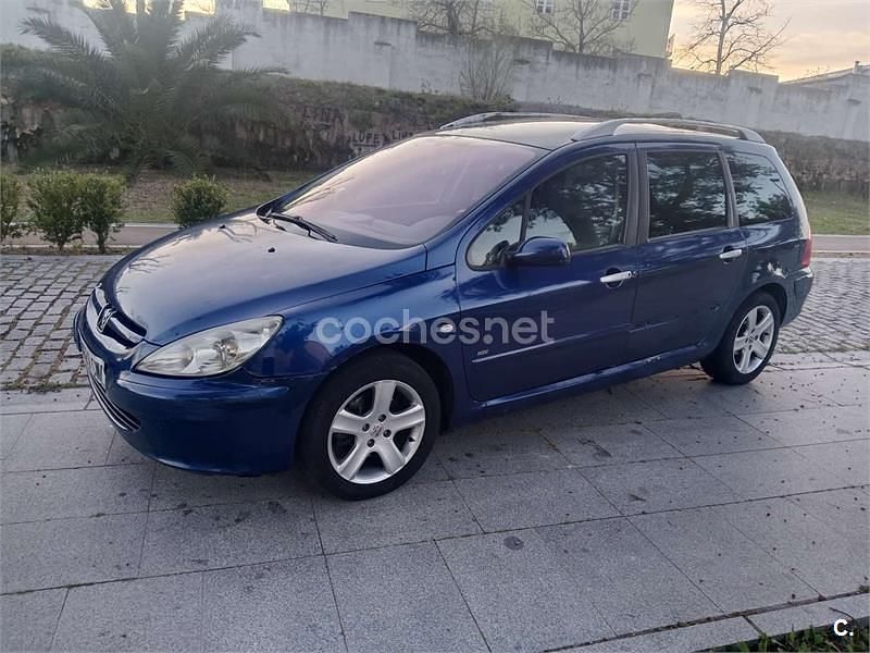 Usado Peugeot 307 110 CV (80 kW) 2004 Azul Familiar