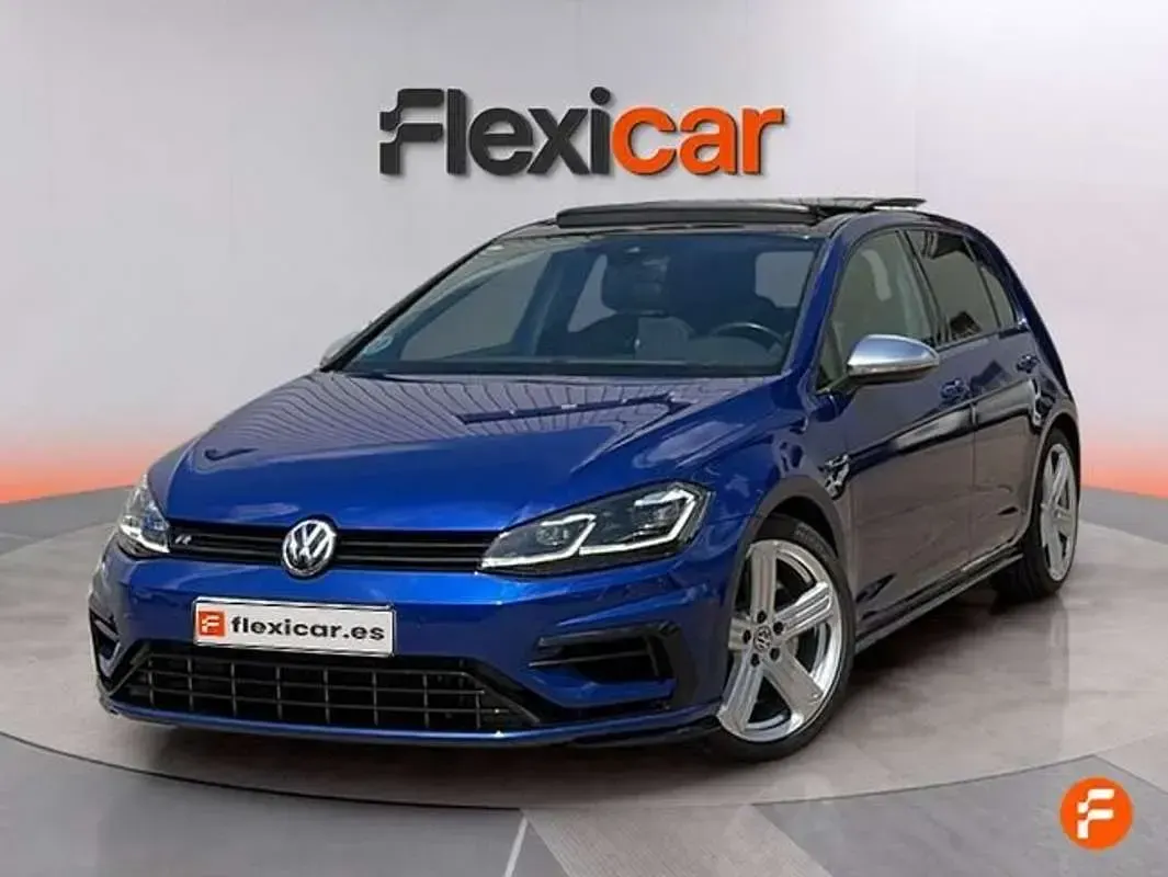 Usado VW Golf VII R 300 CV (220 kW) 2019 Azul Berlina