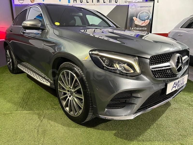 Usado Mercedes GLC250 204 CV (150 kW) 2018 Gris / plata Coupe