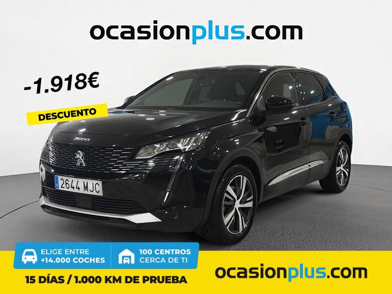 Negro Usado 2023 Peugeot 3008 Allure SUV | 20.700 € (Precio justo) - Imagen 1/4