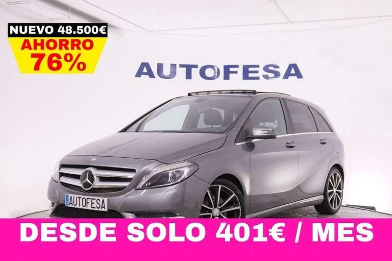 Usado Mercedes B200 136 CV (100 kW) 2014 Gris / plata Monovolumen