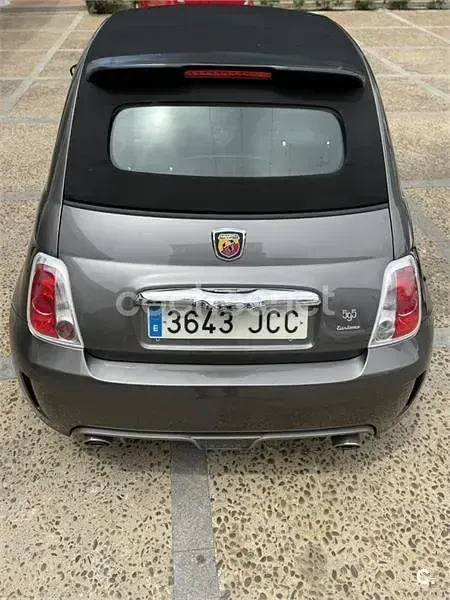 Usado Abarth 595C Turismo 160 CV (117 kW) 2015 Gris / plata Descapotable