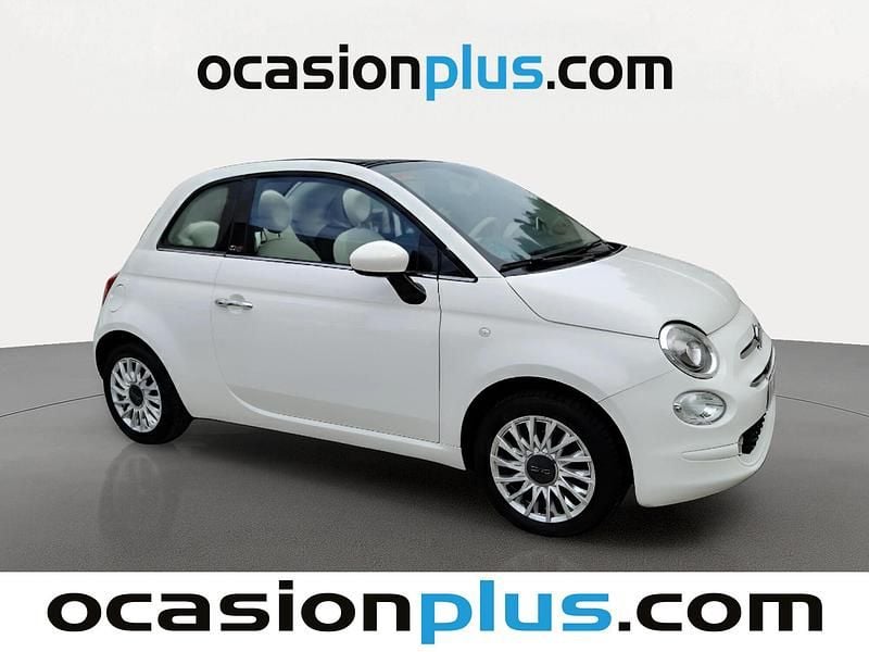 Usado Fiat 500 Lounge 69 CV (50 kW) 2019 Blanco Descapotable