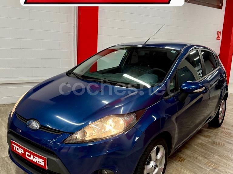 Azul Usado 2008 Ford Fiesta Trend Berlina | 5800 € (Precio justo) - Imagen 1/4
