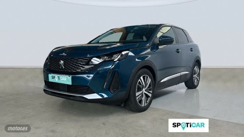 Azul Usado 2021 Peugeot 3008 Allure SUV | 24.900 € (Un poco caro) - Imagen 1/4