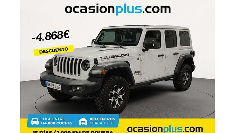 Blanco Usado 2020 Jeep Wrangler Unlimited Rubicon SUV | 48.682 € (Precio justo) - Imagen 1/4