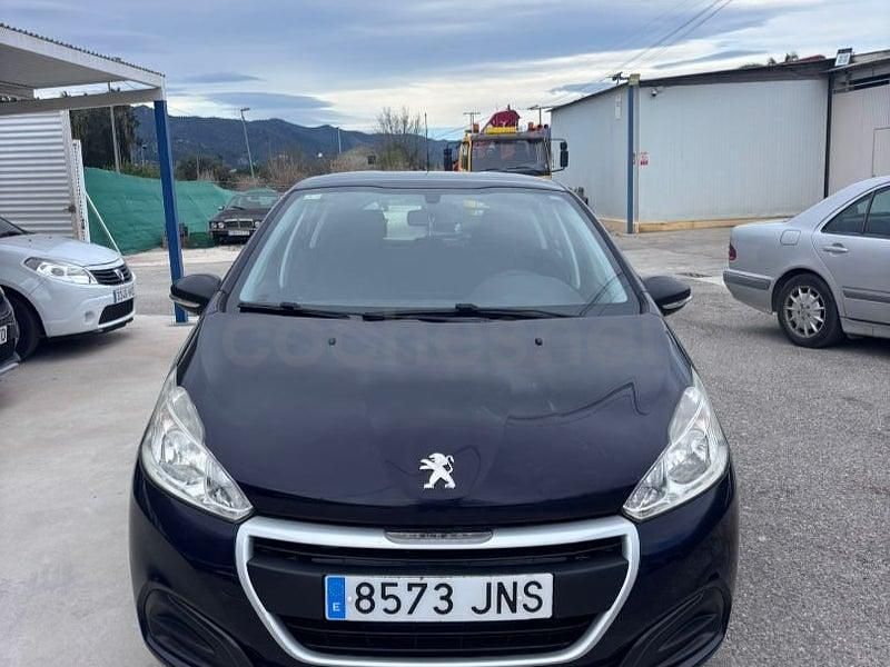 Usado Peugeot 208 Active 68 CV (50 kW) 2016 Azul Utilitario