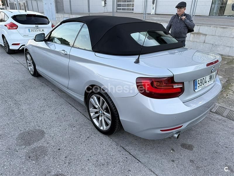 Usado BMW 218 150 CV (110 kW) 2017 Gris / plata Descapotable