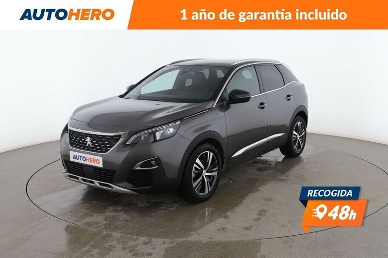 Gris Usado 2018 Peugeot 3008 GT-line SUV | 16.499 € (Precio justo) - Imagen 1/3