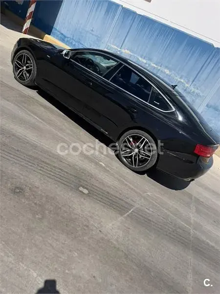 Usado Audi A5 Sportback 177 CV (130 kW) 2014 Negro Utilitario