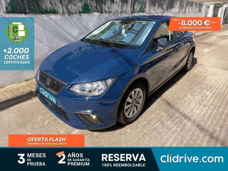 Azul Usado 2019 Seat Ibiza Reference Utilitario | 10.490 € (Precio justo) - Imagen 1/3