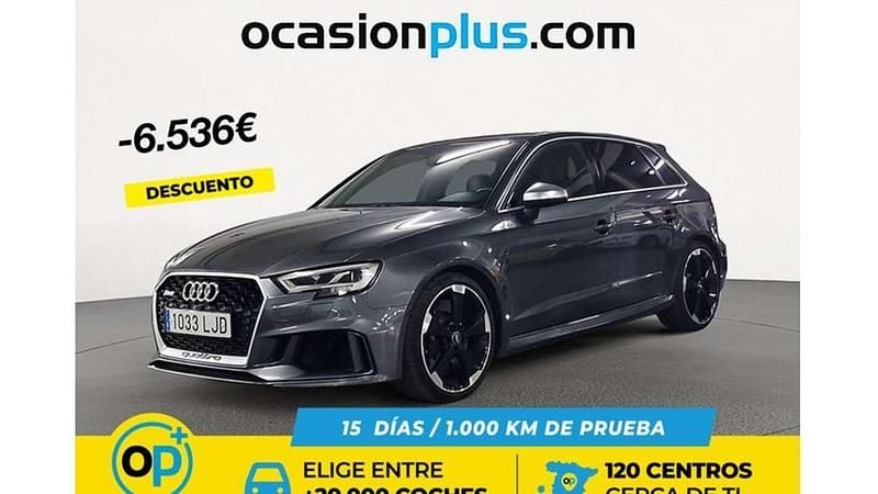 Usado Audi RS3 Sportback 400 CV (294 kW) 2020 Gris Utilitario