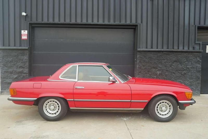 Usado Mercedes SL500 245 CV (180 kW) 1983 Rojo Coupe