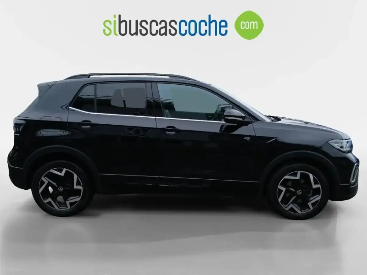 Usado VW T-Cross R-line 150 CV (110 kW) 2025 Negro SUV