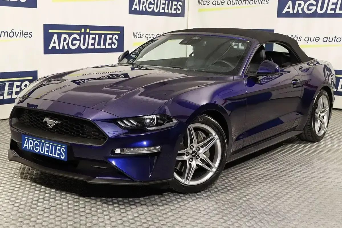Usado Ford Mustang Convertible 290 CV (213 kW) 2019 Azul Descapotable