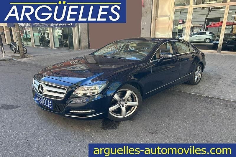 Usado Mercedes CLS350 306 CV (225 kW) 2014 Azul Berlina