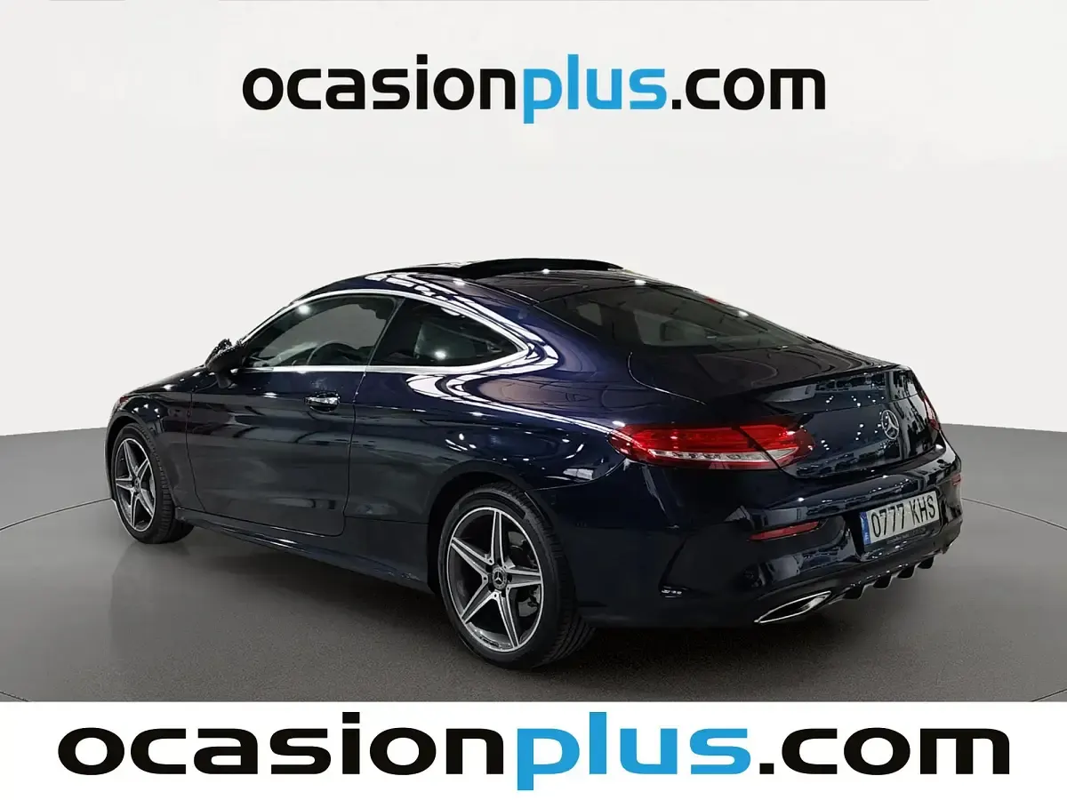 Usado Mercedes C200 AMG 184 CV (135 kW) 2018 Azul Coupe