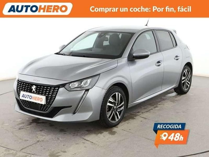 Usado Peugeot 208 Allure 102 CV (75 kW) 2021 Gris Utilitario