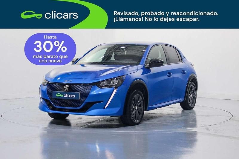Usado Peugeot e-208 Allure 100 kW (136 CV) 2023 Azul Utilitario
