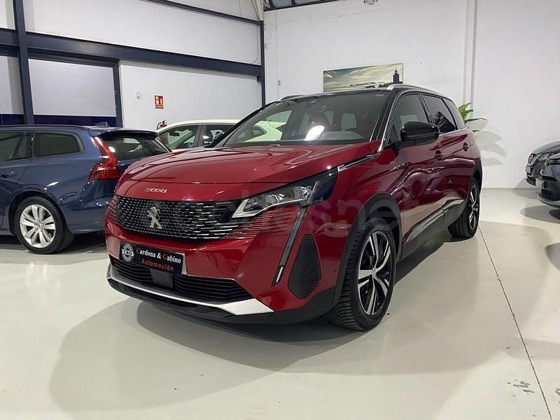 Usado Peugeot 5008 GT 130 CV (95 kW) 2021 Granate SUV