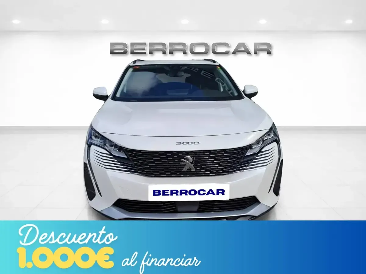 Usado Peugeot 3008 Style 130 CV (95 kW) 2021 Blanco SUV